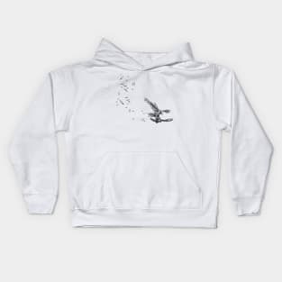 Peregrine Attack - Dark on Light Kids Hoodie